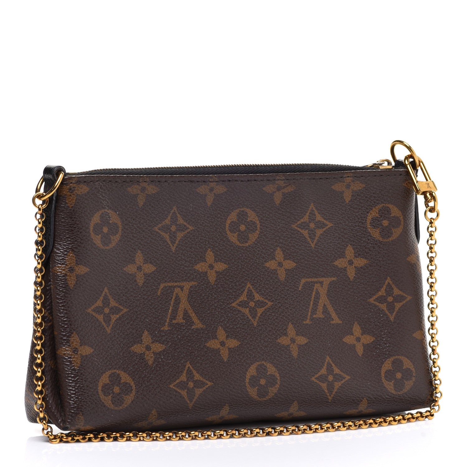 Louis Vuitton Monogram Pallas Clutch Black 3 of 13