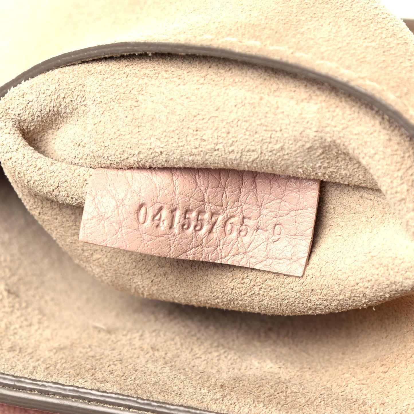 Grained Lambskin Mini Drew Shoulder Bag Cement Pink