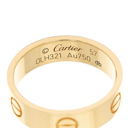Cartier 18K Yellow Gold 5.5mm LOVE Ring 57 8 4 of 5