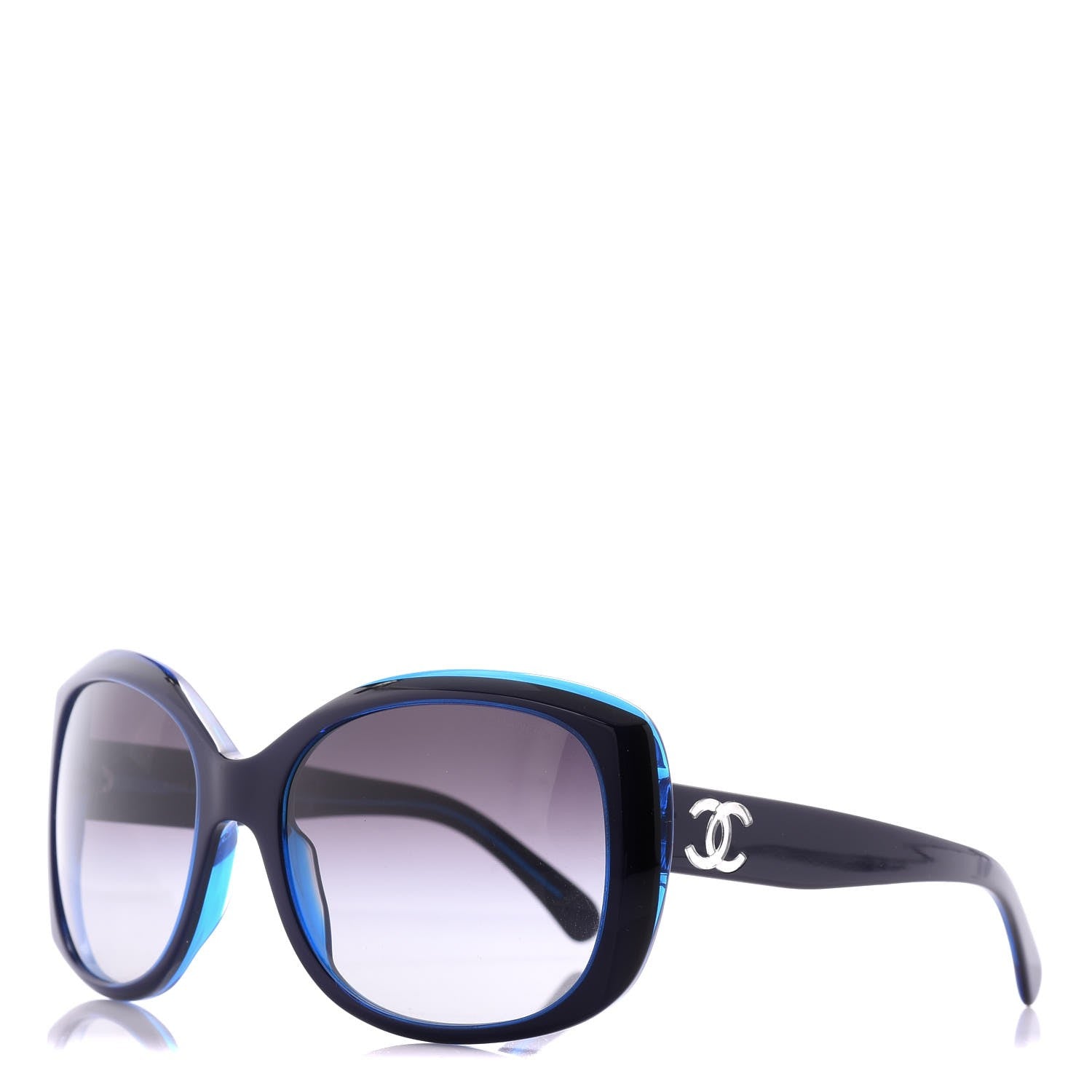 Chanel CC Sunglasses 5183 Blue 1 of 8