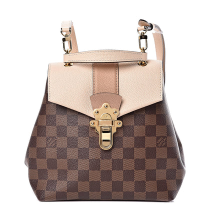 Louis Vuitton Damier Ebene Clapton Backpack Creme 1 of 10