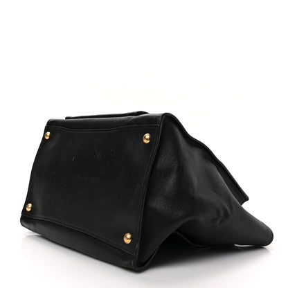 Prada City Calf Front Pocket Tote Black 7 of 7