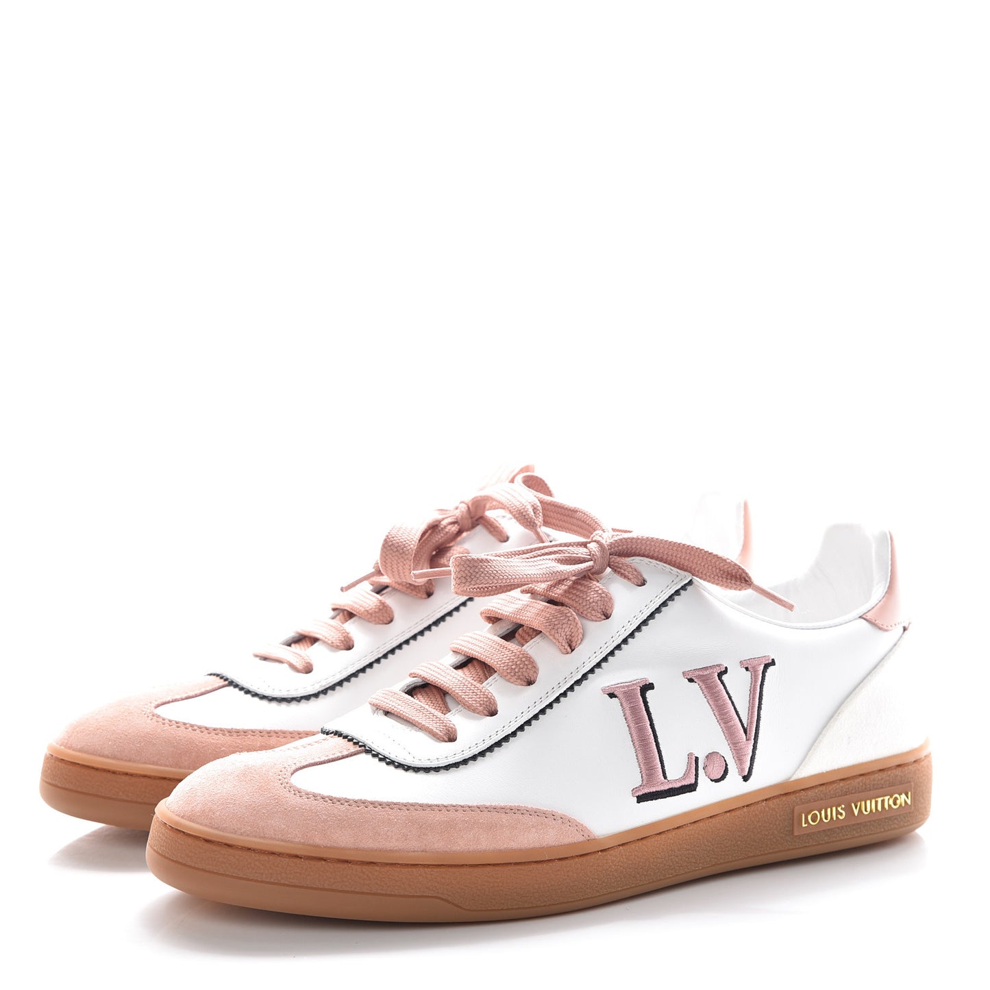 Calfskin Frontrow Sneakers 39 Rose Clair
