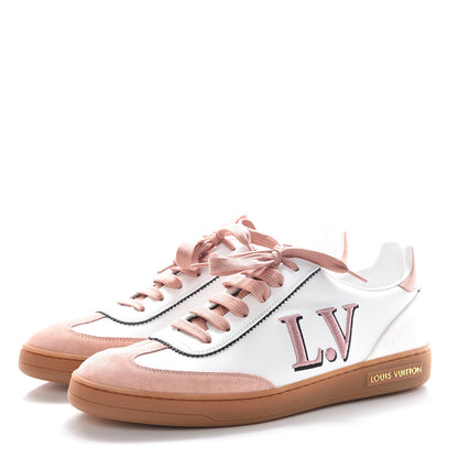 Louis Vuitton Calfskin Frontrow Sneakers 39 Rose Clair 3 of 9