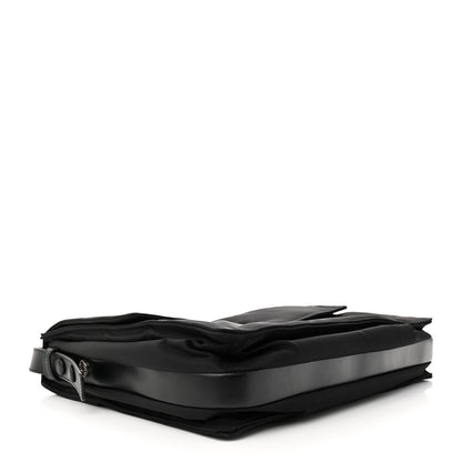 Prada Re-Nylon Vitello Padded Large Flap Shoulder Bag Black 4 of 12