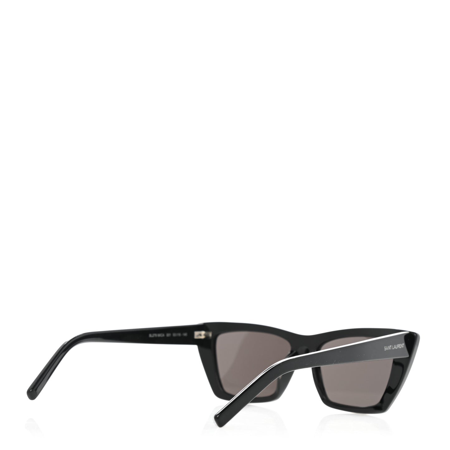 Acetate Mica Cat Eye Sunglasses SL 276 Black