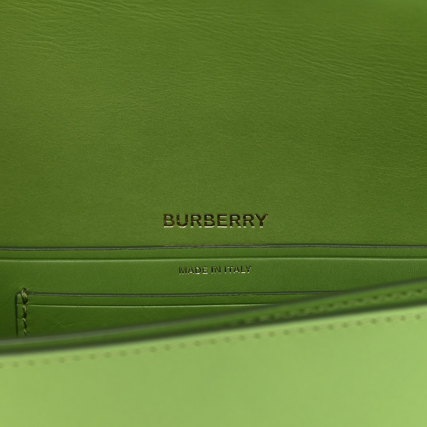 Burberry Calfskin Small Olympia Shoulder Bag Green 6 of 15