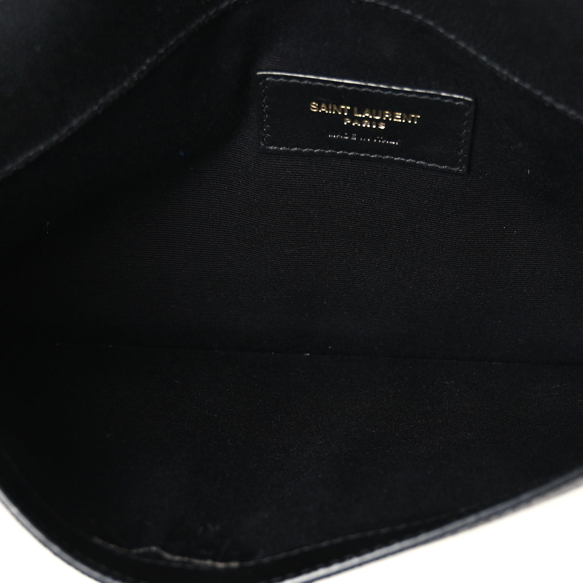 Saint Laurent Grain De Poudre Uptown Pouch Black 5 of 9
