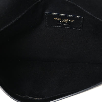 Saint Laurent Grain De Poudre Uptown Pouch Black 5 of 9