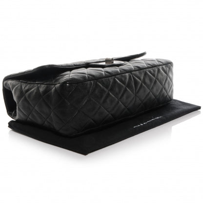 Chanel Washed Lambskin Quilted Jumbo Hybrid Reissue Flap Black 4 of 7