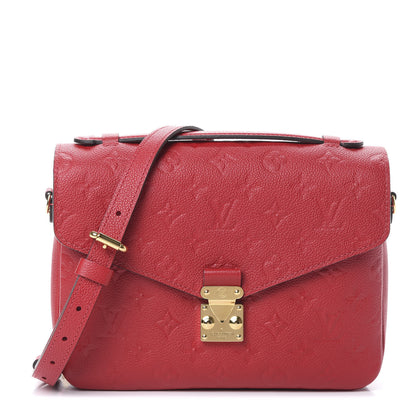 Louis Vuitton Empreinte Pochette Metis Scarlet 1 of 9