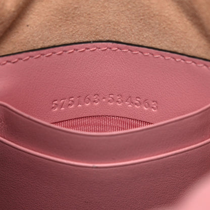 Gucci Calfskin Matelasse Mini GG Marmont 2.0 Bucket Bag Wild Rose 7 of 10