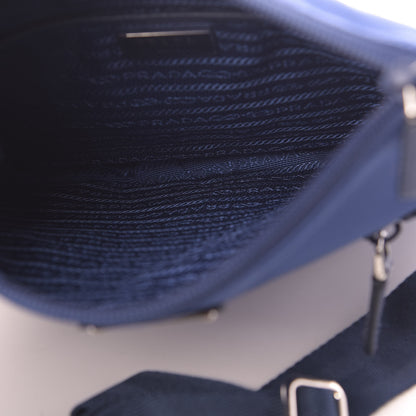 Prada Tessuto Nylon Saffiano Flat Messenger Bag Royal 5 of 10