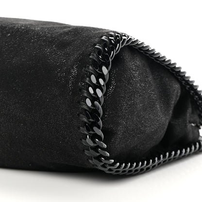 Stella McCartney Shaggy Deer Mini Falabella Fold Over Tote Black 10 of 11