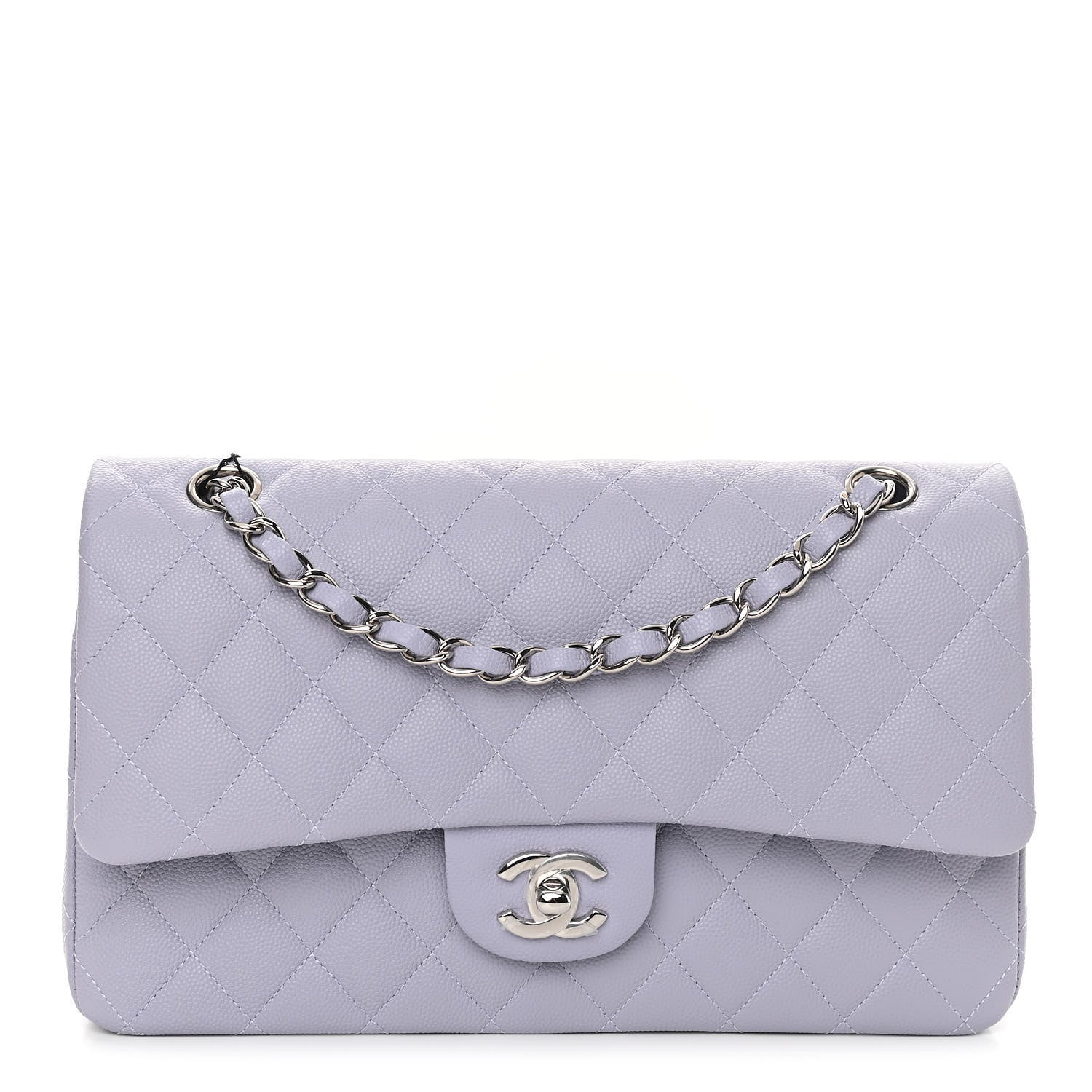 Chanel Caviar Quilted Medium Double Flap Light Purple 1 of 11