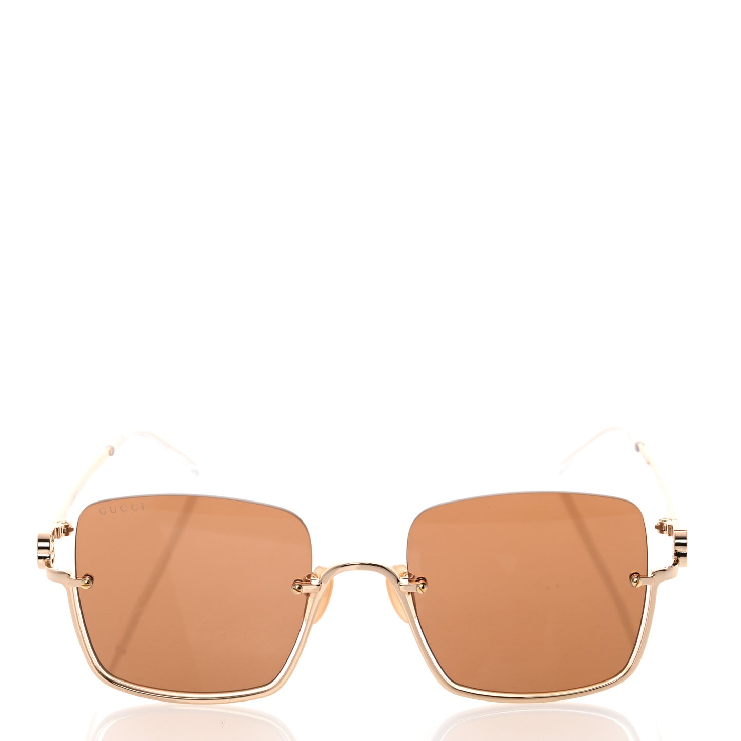Square Upside Down Sunglasses GG1279S Gold