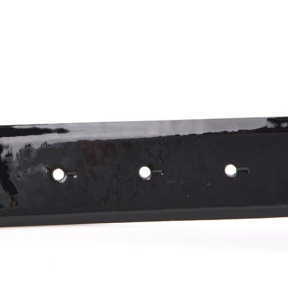 Chanel Patent Plexiglass CC Boy Belt 100 40 Black Blue 4 of 8