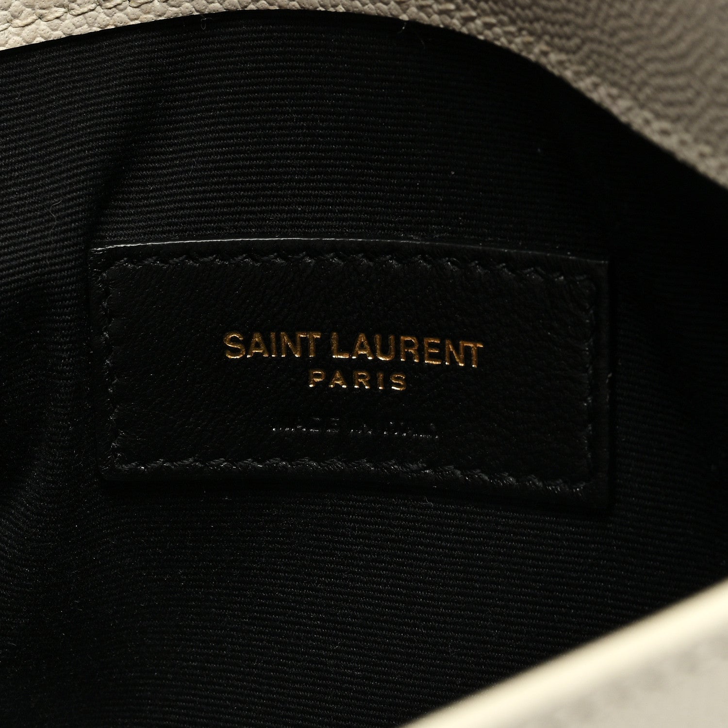 Saint Laurent Grain De Poudre Uptown Pouch Crema Soft 6 of 6