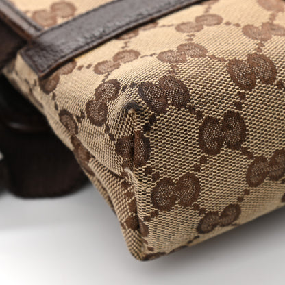 Gucci Monogram Waist Pouch Bag Dark Brown 12 of 16