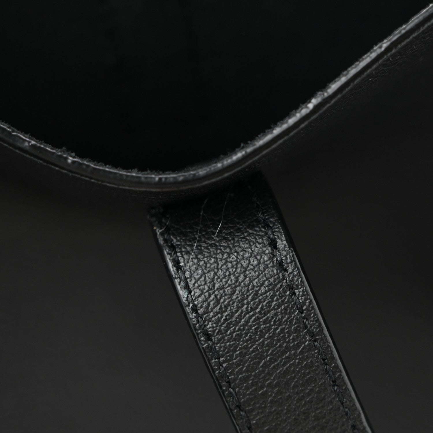 Saint Laurent Calfskin Large Shopping Tote Black 10 of 11