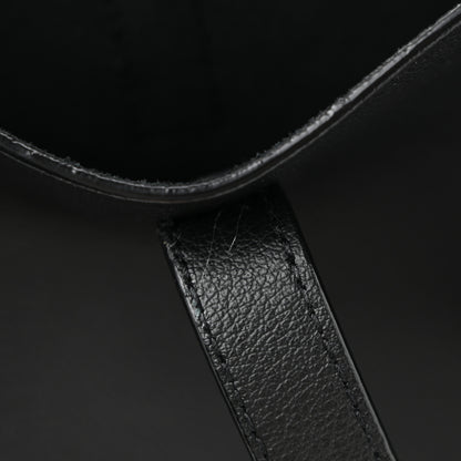 Saint Laurent Calfskin Large Shopping Tote Black 10 of 11