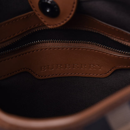 Burberry Smoked Check Small Northfield Tote Brown 7 of 7