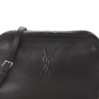 Saint Laurent Lambskin Monogram Small Lou Camera Bag Black 19 of 19