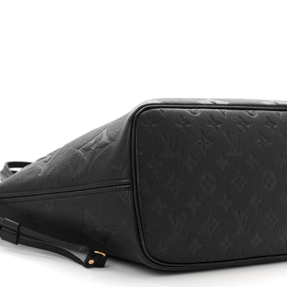 Louis Vuitton Empreinte Monogram Giant Neverfull MM Black 9 of 10