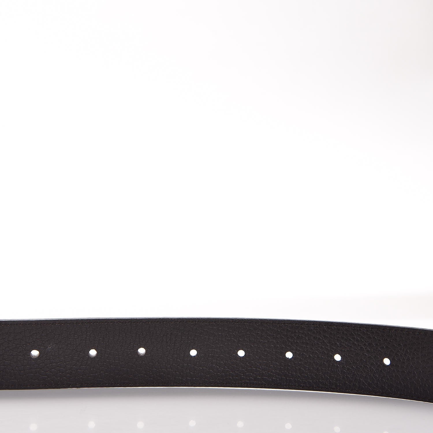 Gucci Calfskin Double G Reversible 37mm Belt 105 42 Black Cocoa 8 of 8