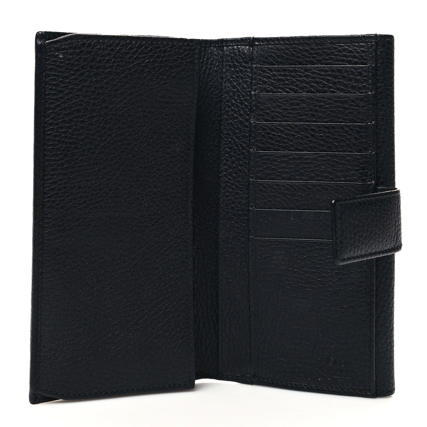 Calfskin Studded Soho Continental Wallet Black
