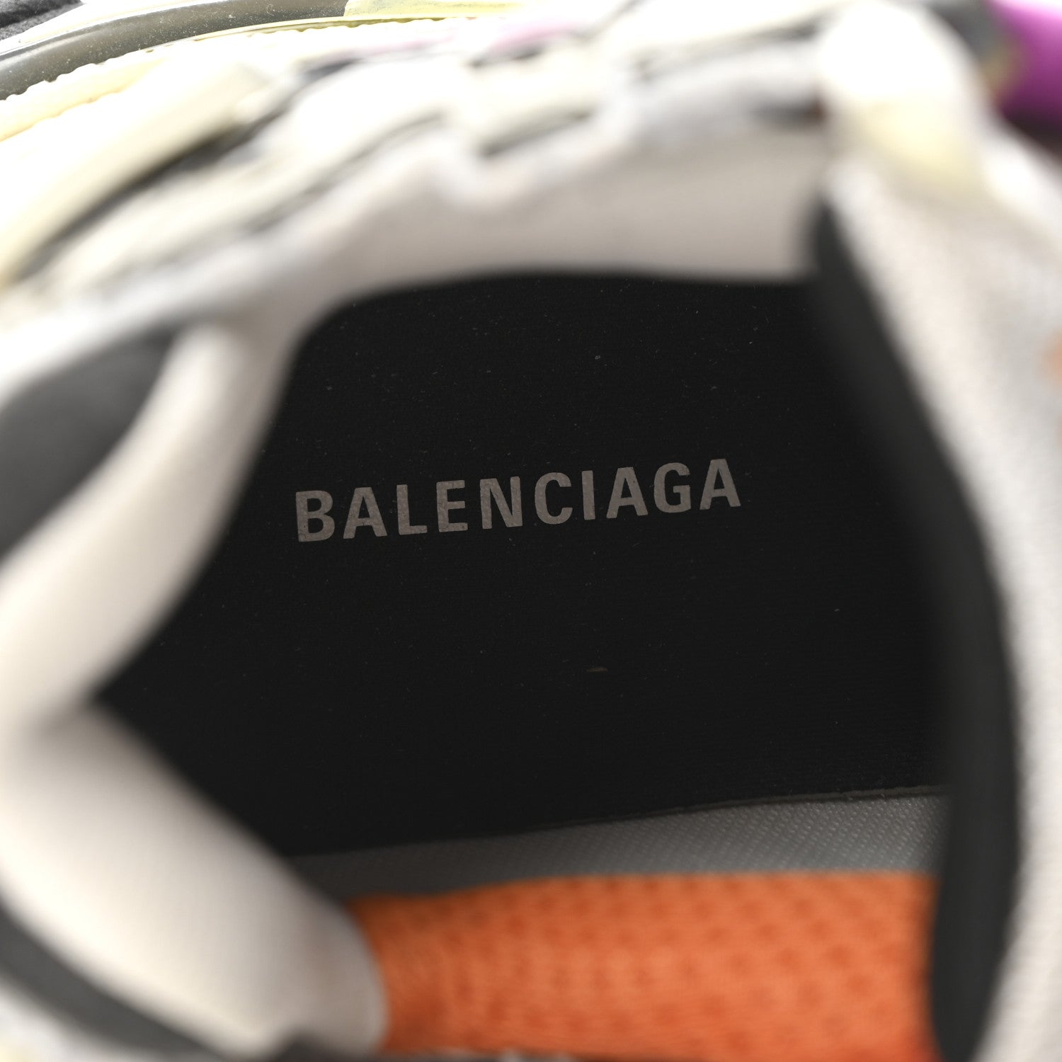 Balenciaga Mesh Rubber Distressed Runner Sneakers 40 Multicolor 8 of 9
