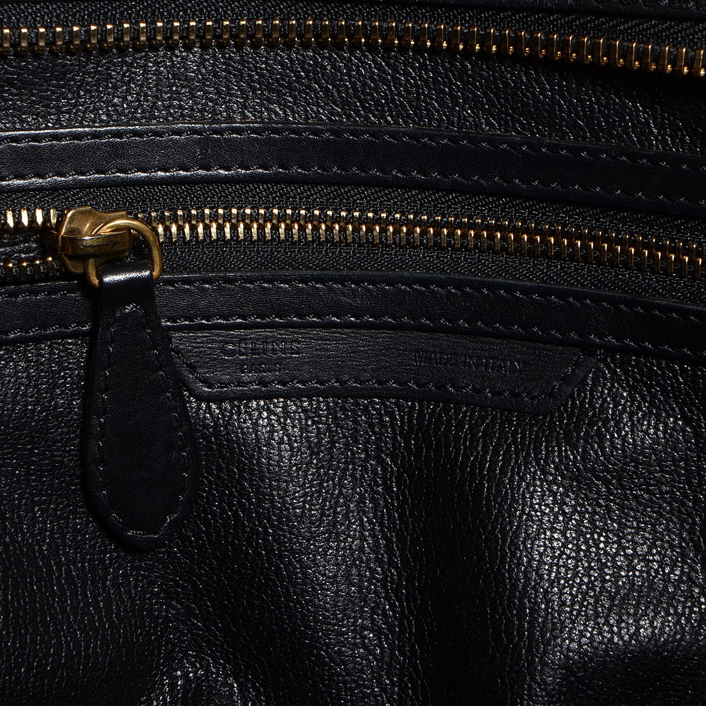 Smooth Calfskin Mini Luggage Black