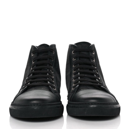 Gucci Monogram Mens High Top Sneakers 10 Black 2 of 9
