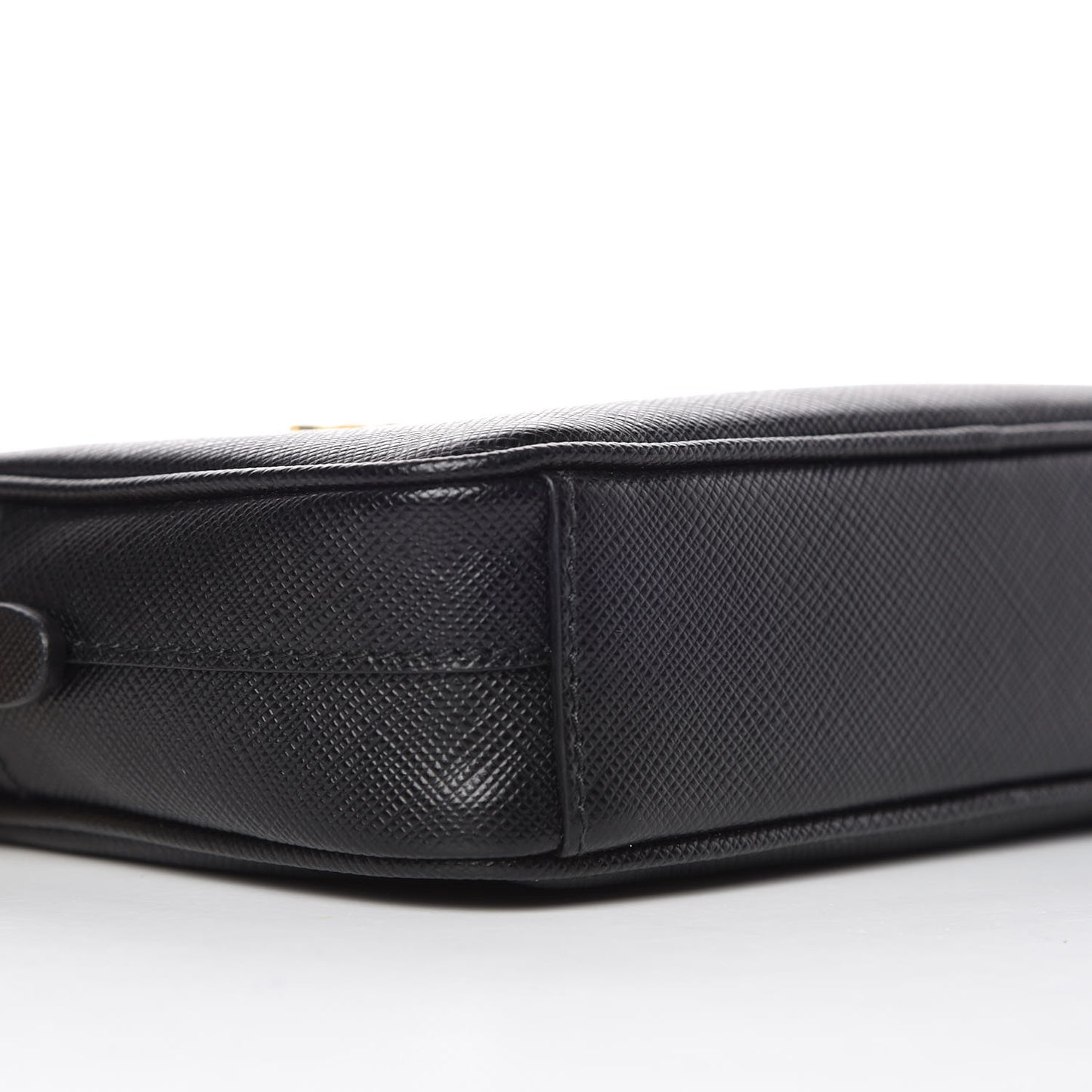 Saffiano Small Camera Crossbody Bag Black