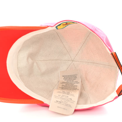 Gucci X ADIDAS Satin Trefoil Logo MC Rolly Baseball Hat Fuxia Red 7 of 10