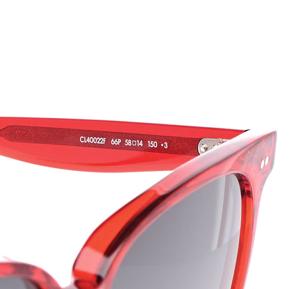Celine Acetate CL40022F Sunglasses Red 6 of 7