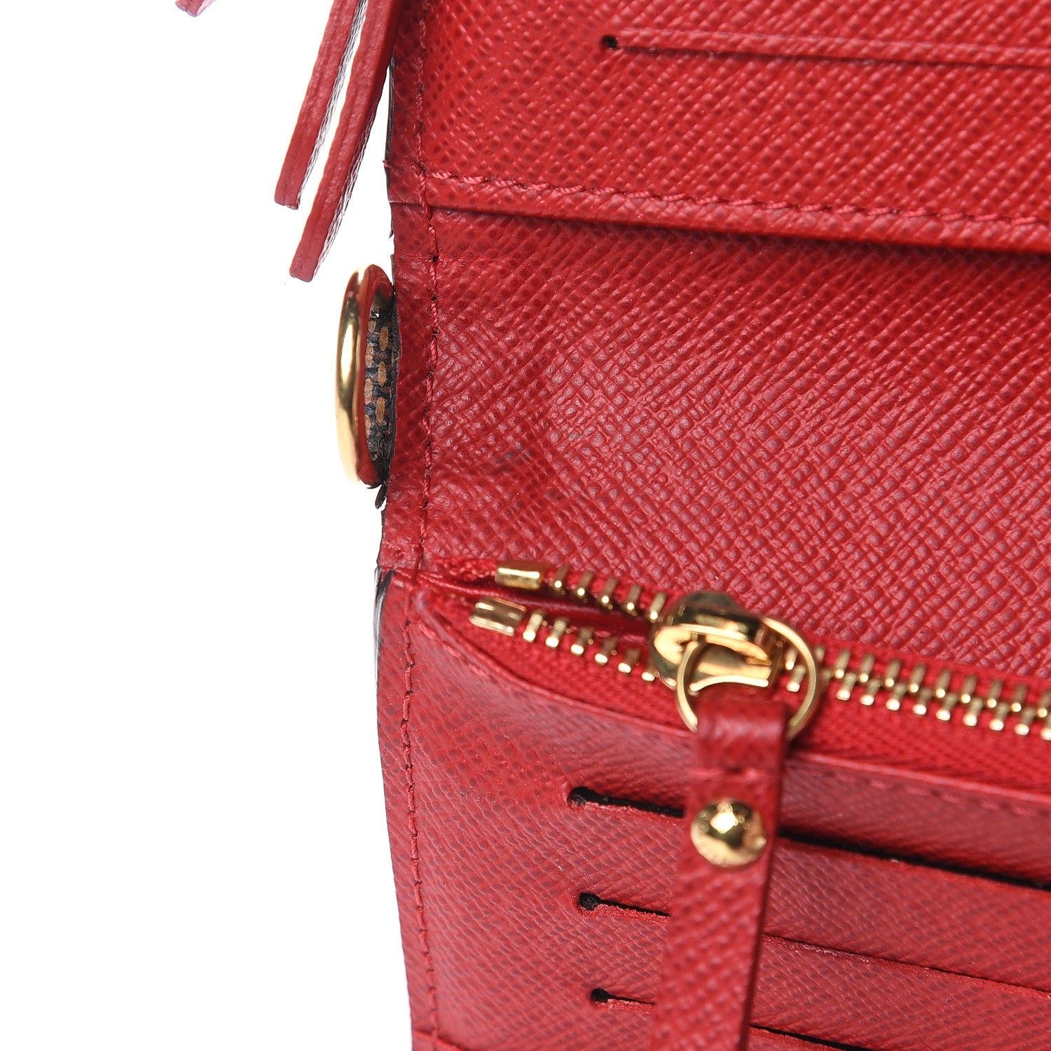 Louis Vuitton Damier Ebene Insolite Wallet Red 10 of 10