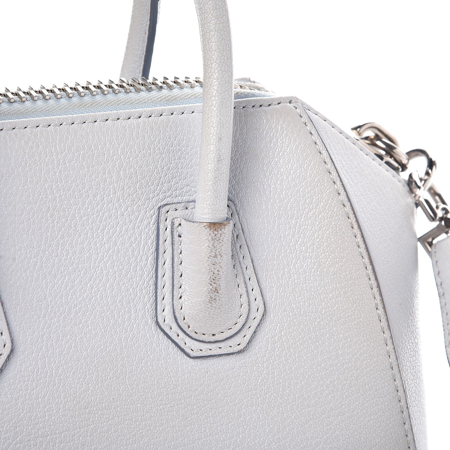 Givenchy Sugar Goatskin Mini Antigona Light Blue 16 of 20