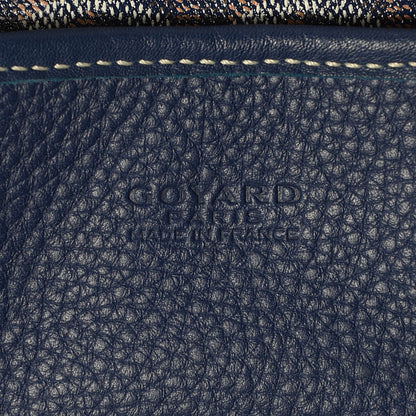 Goyard Goyardine Sac Hardy Pet Carrier GM Blue 6 of 9