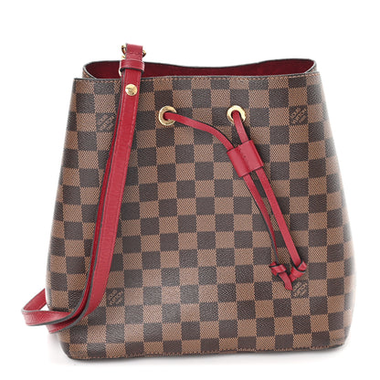 Louis Vuitton Damier Ebene Neonoe MM Cherry Berry 1 of 11