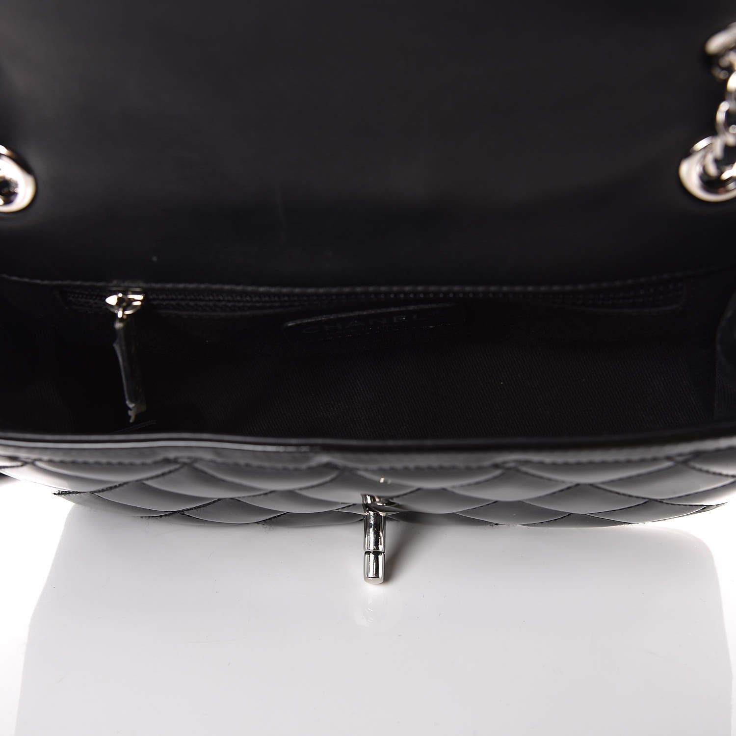 Chanel Patent Quilted Small Coco Shine Flap Black 5 of 11