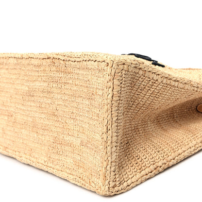 Louis Vuitton Damier Raffia Summer Shopper Tote MM Natural Beige 10 of 12