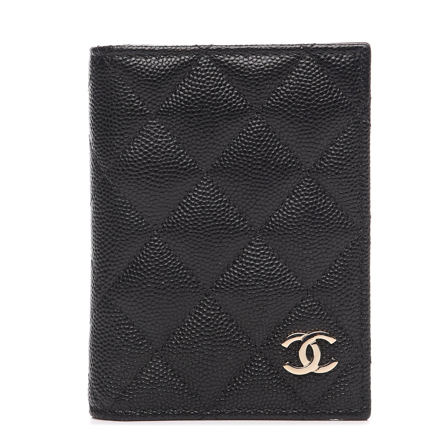 Chanel Caviar Quilted Card Holder Wallet Black 1 of 8