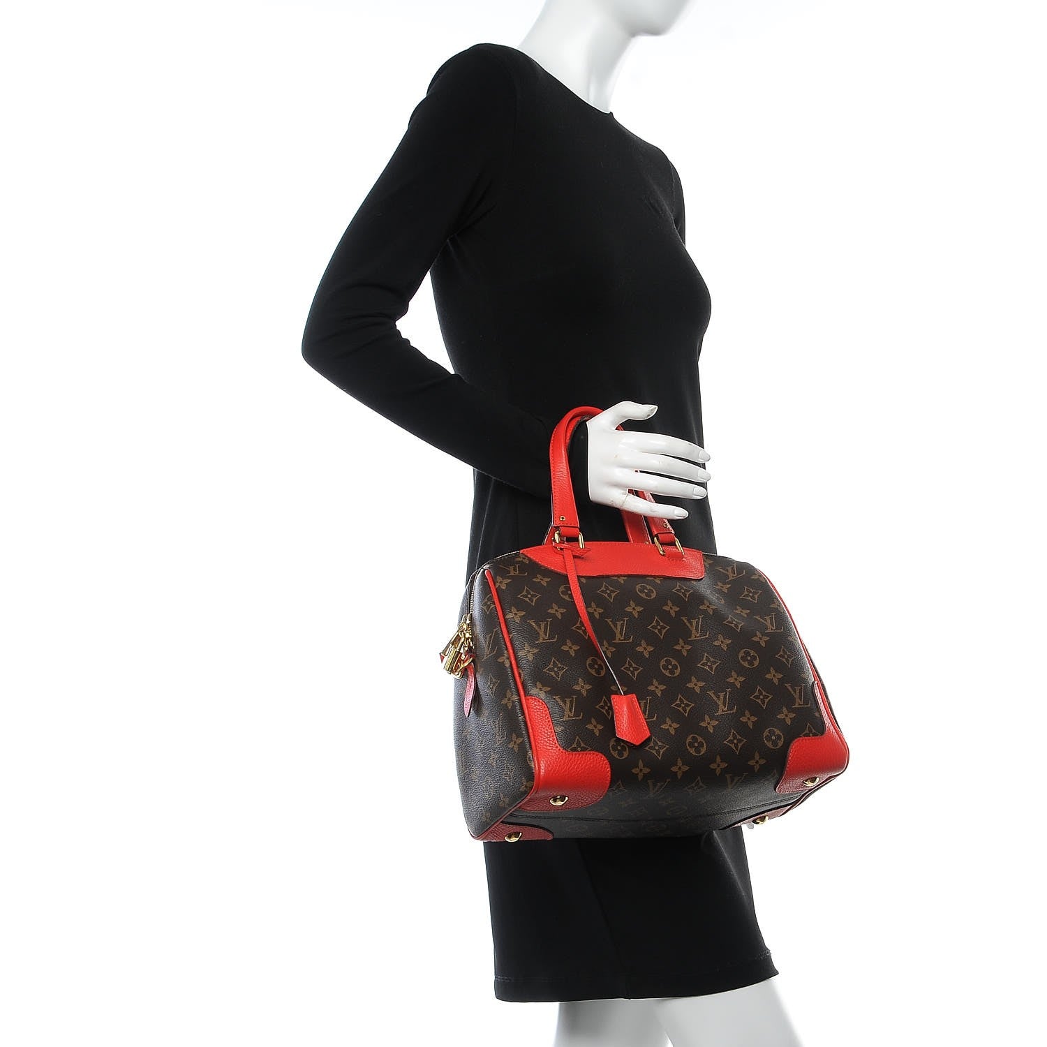 Louis Vuitton Monogram Retiro NM Coquelicot 3 of 16