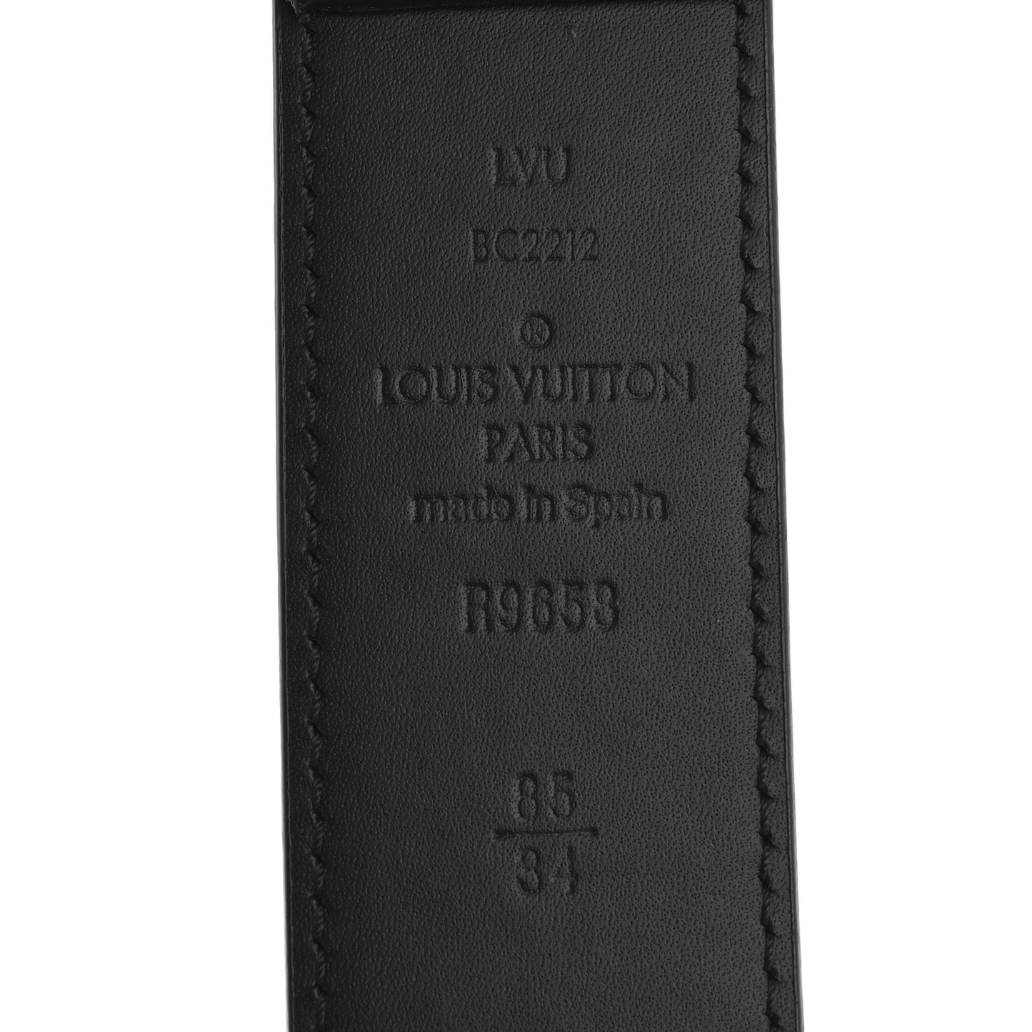 Calfskin 35mm Pont Neuf Belt 85 34 Black