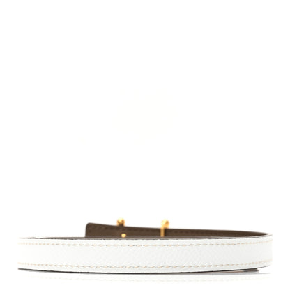 Hermes Epsom Swift 24mm Mors H Belt 70 28 Etoupe White 2 of 6
