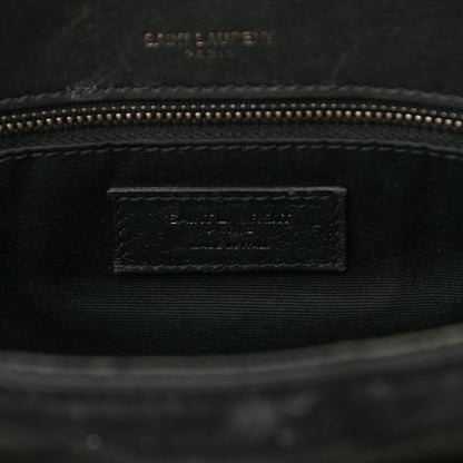 Saint Laurent Suede Monogram Medium Niki Chain Satchel Black 4 of 11