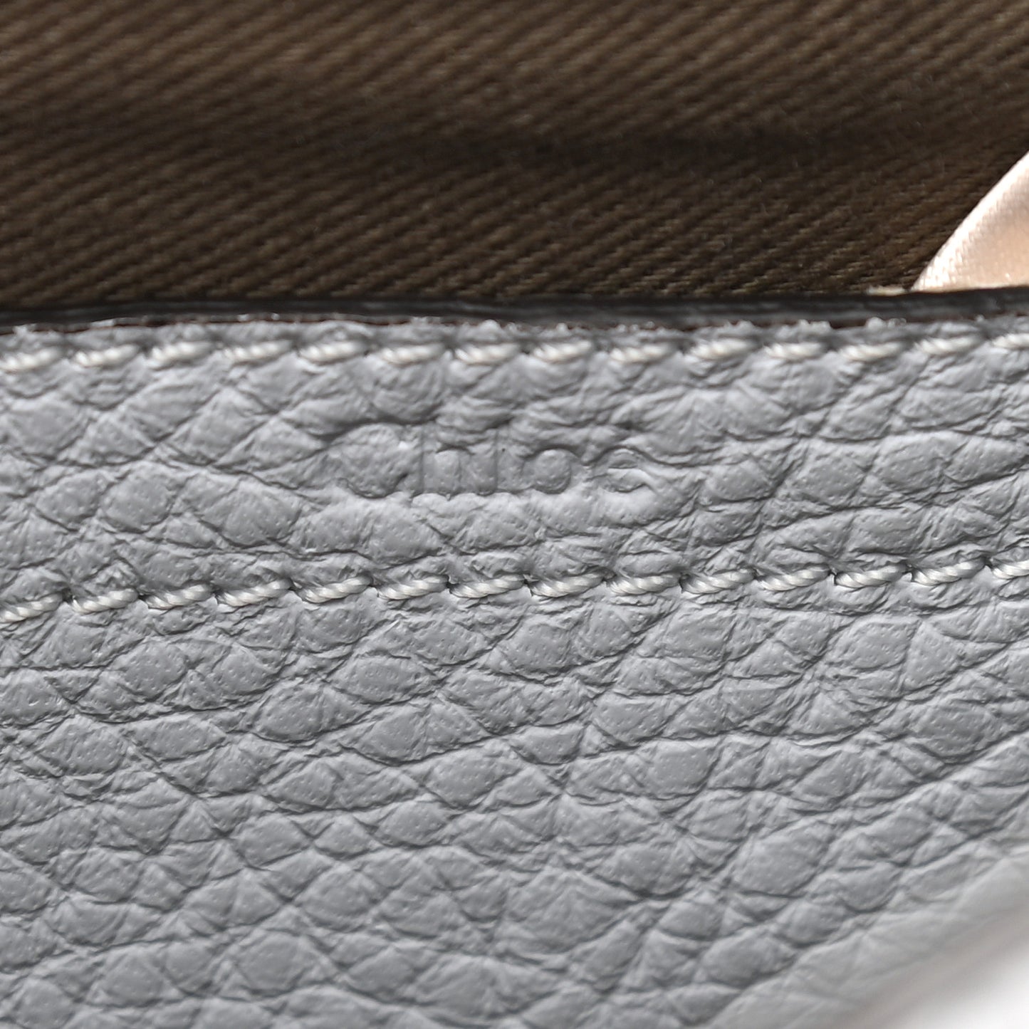 Calfskin Mini Marcie Round Crossbody Bag Light Cloud