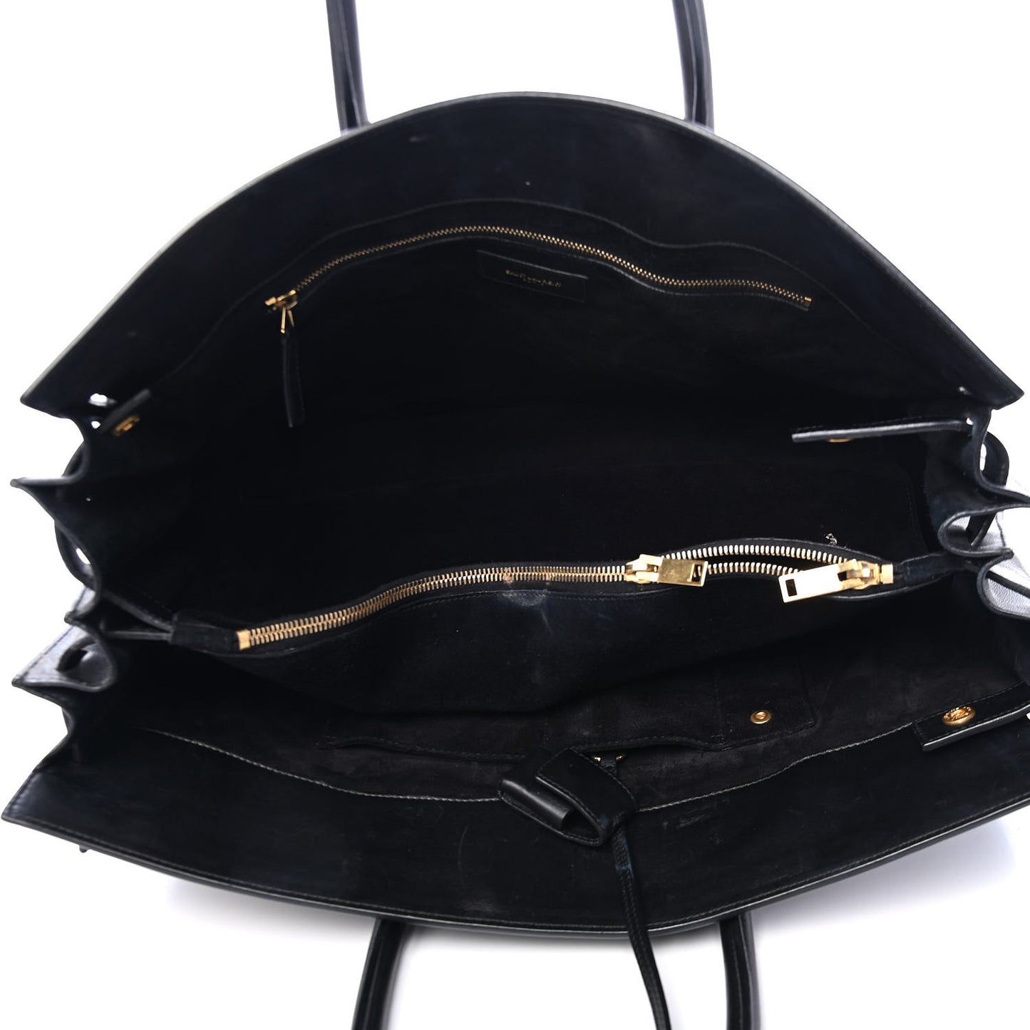Calfskin Large Sac De Jour Carryall Black