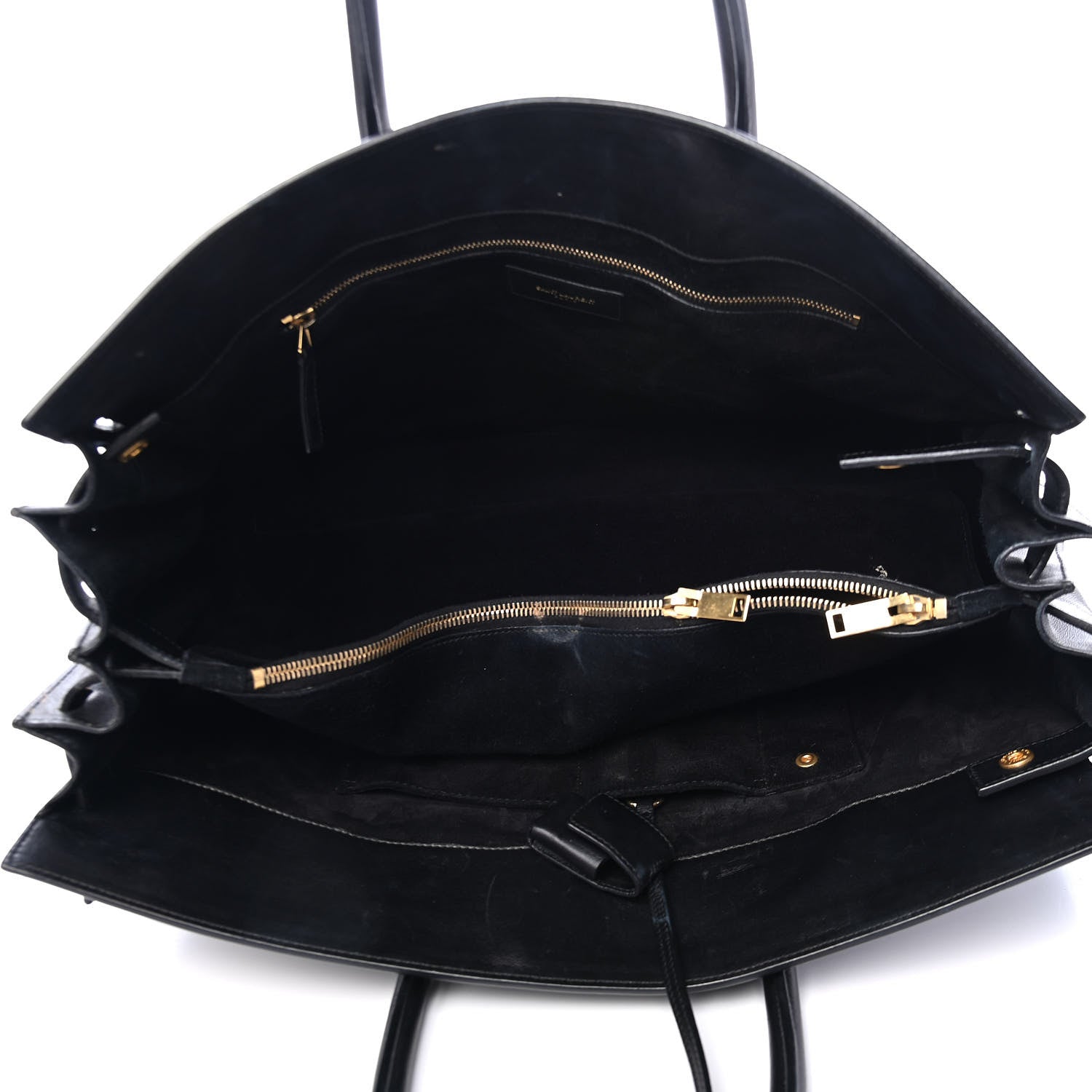 Saint Laurent Calfskin Large Sac De Jour Carryall Black 4 of 6